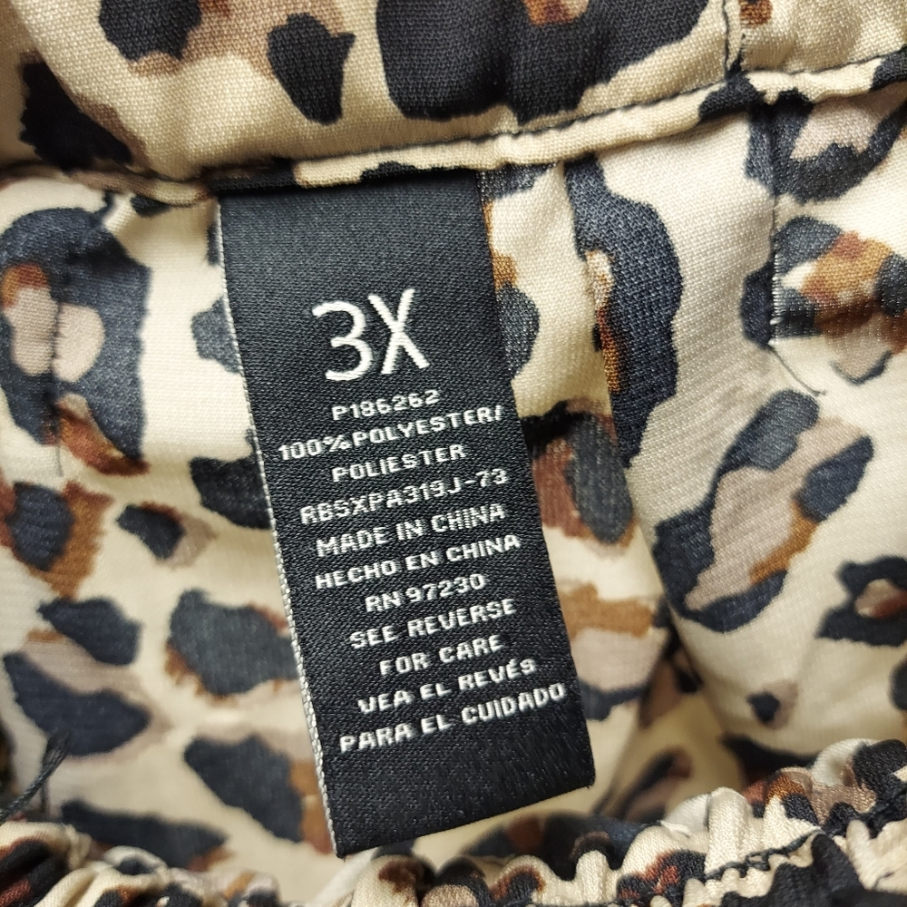 Almost Famous Light Weight Polyester Cheetah Pants - image 5